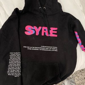 Syre Hoodie Black Size Medium